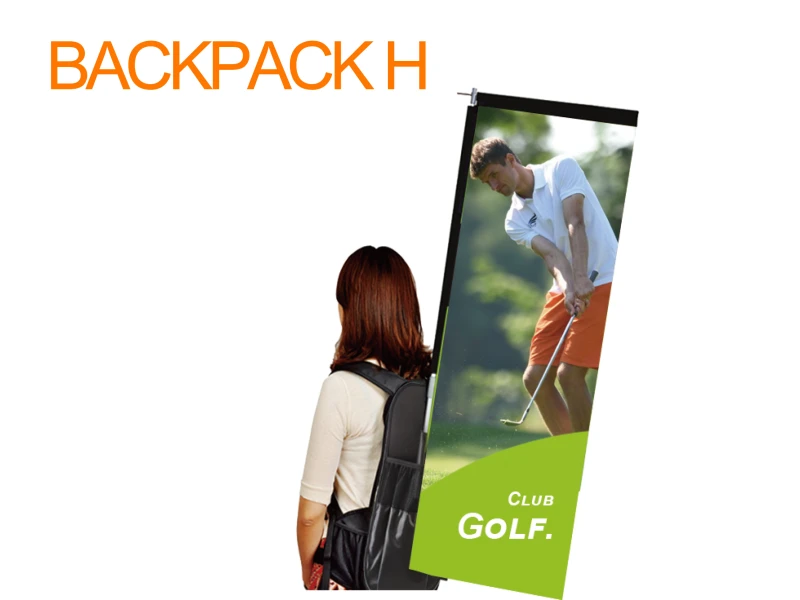 Backpack banner deluxe - H