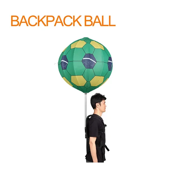 Portable Backpack Ball Banner – Foldable Promotional Display WZRODS Backpack Ball – Wearable Lantern-Style Display System