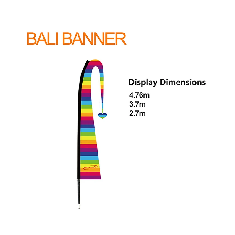 Bali Banner Flags: Vibrant Outdoor Display for Events