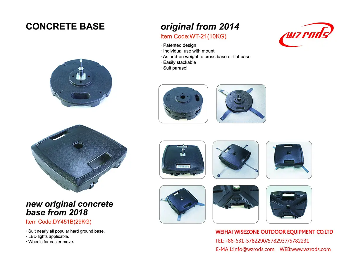 Concrete base