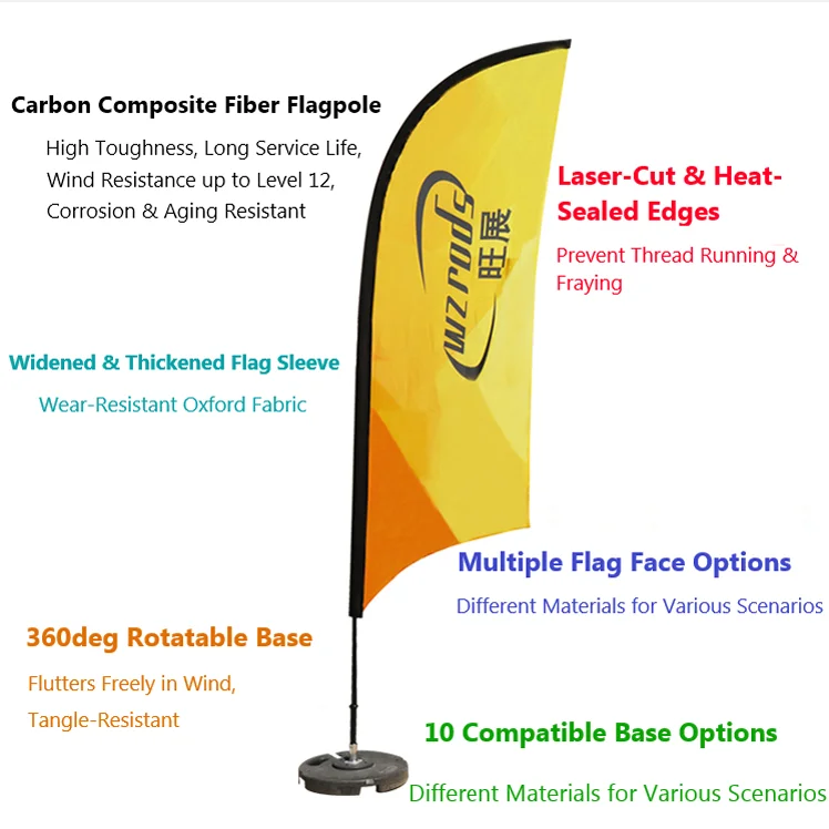 feather flags's advantages