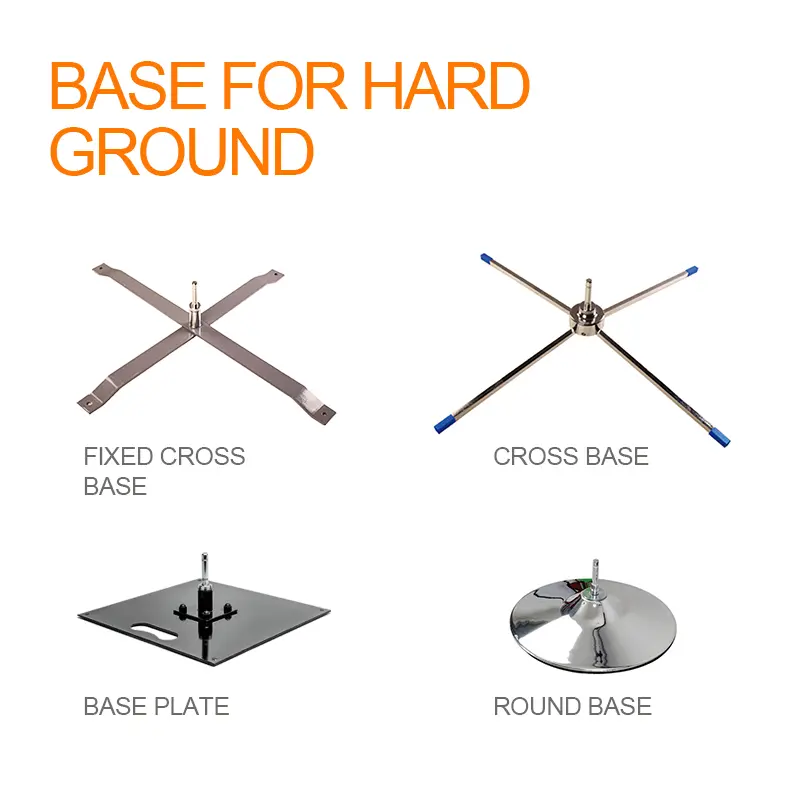 Flag Bases For Hard Ground