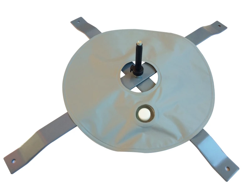 fixed cross base with pvc water bag