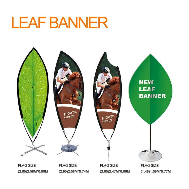 Leaf Banner Flags: Dynamic Rotating Displays for Event