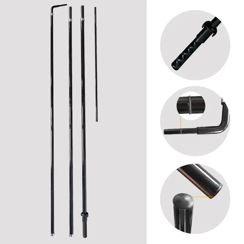 Details of Rectangle Flag Poles