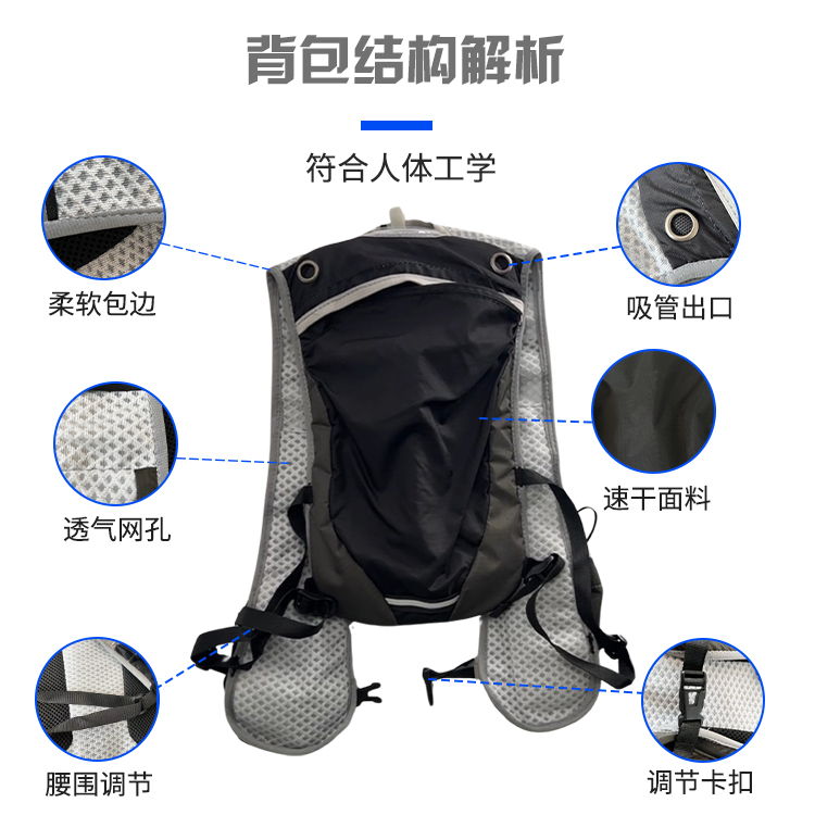 实验室验证的7大舒适系统:生物力学测试减负57% | 威海旺展专利 马拉松兔子旗背包结构解析 - 威海旺展人体工学7大创新设计