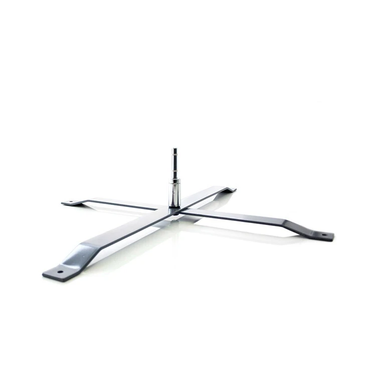 铁板十字DX-16/DX-20,铁质材质,冲压成型,包面镀锌+静电喷涂 铁板十字底座