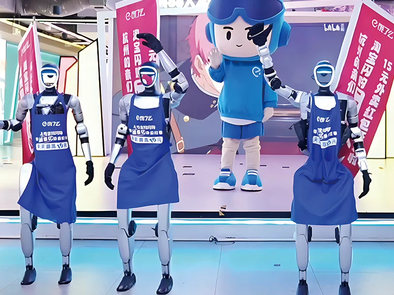 机器人背负马拉松兔子背包+背包通用H型方形旗 × 饿了么